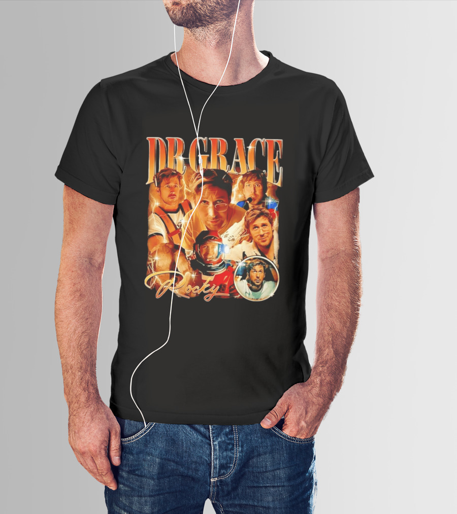 Dr Grace Rocky Ryan Gosling Space Adventure T-Shirt