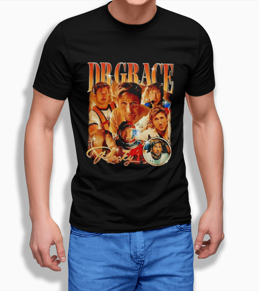 Dr Grace Rocky Ryan Gosling Space Adventure T-Shirt