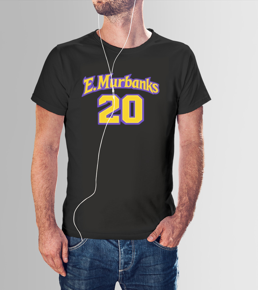 E Murbanks 20 Purple And Gold T-Shirt