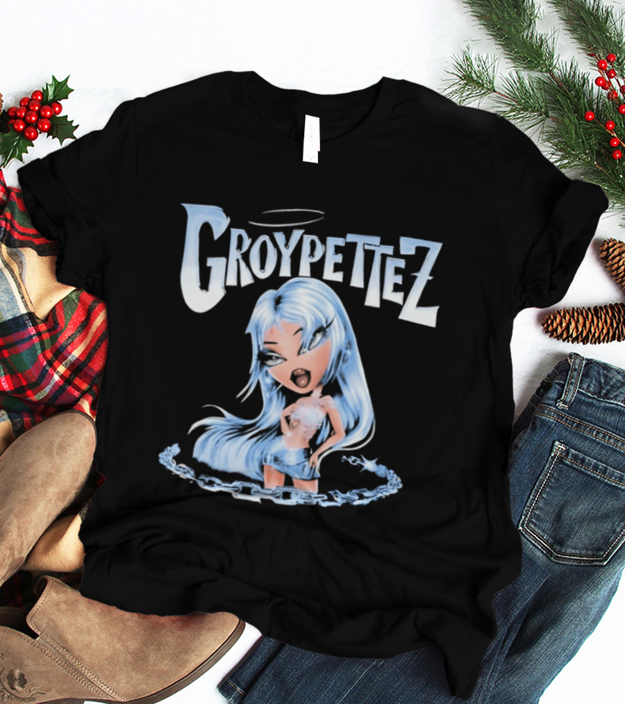Groypetiez Broken Chain Blue Haired T-Shirt