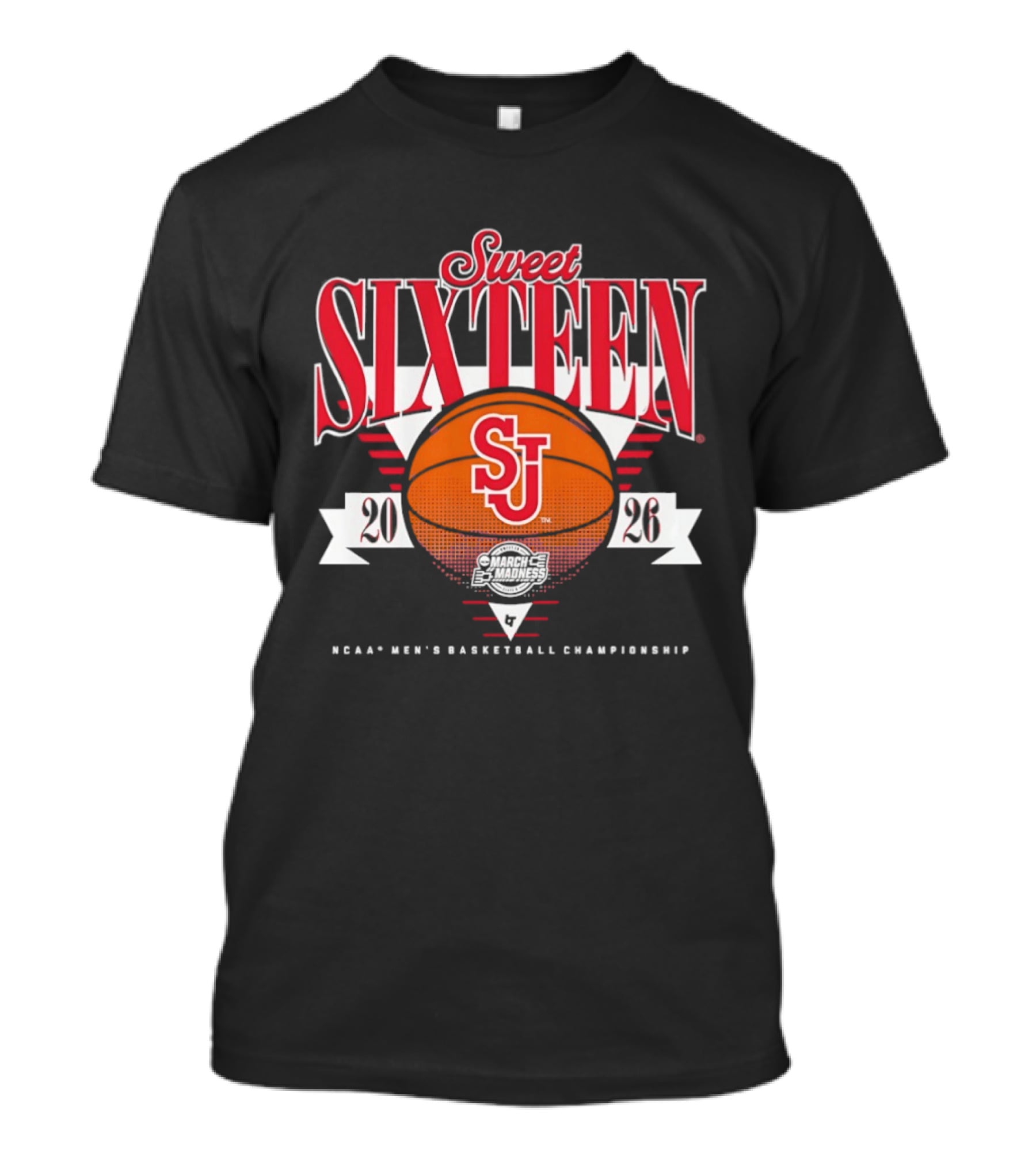 St. John's Red Storm 2026 NCAA Basketball Sweet Sixteen Championship T-Shirt