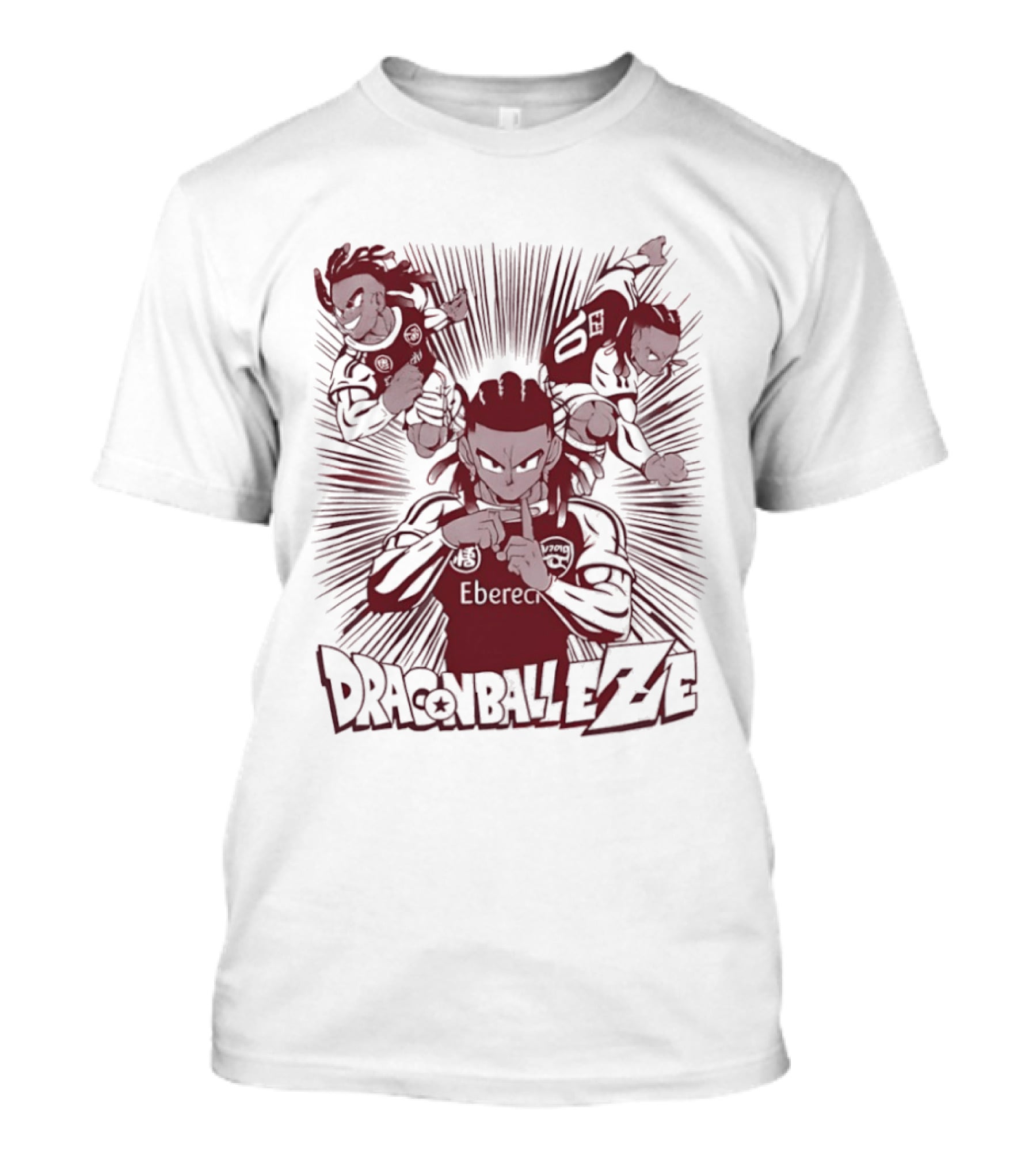 Dragon Ball Z Eberechi Eze Arsenal Player Fusion T-Shirt