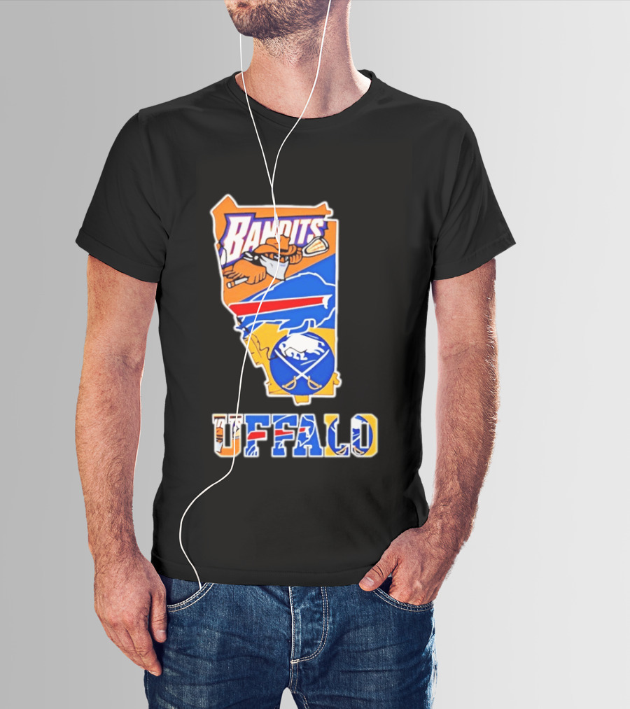 Buffalo Bandits Bills Sabres Sports Teams State T-Shirt