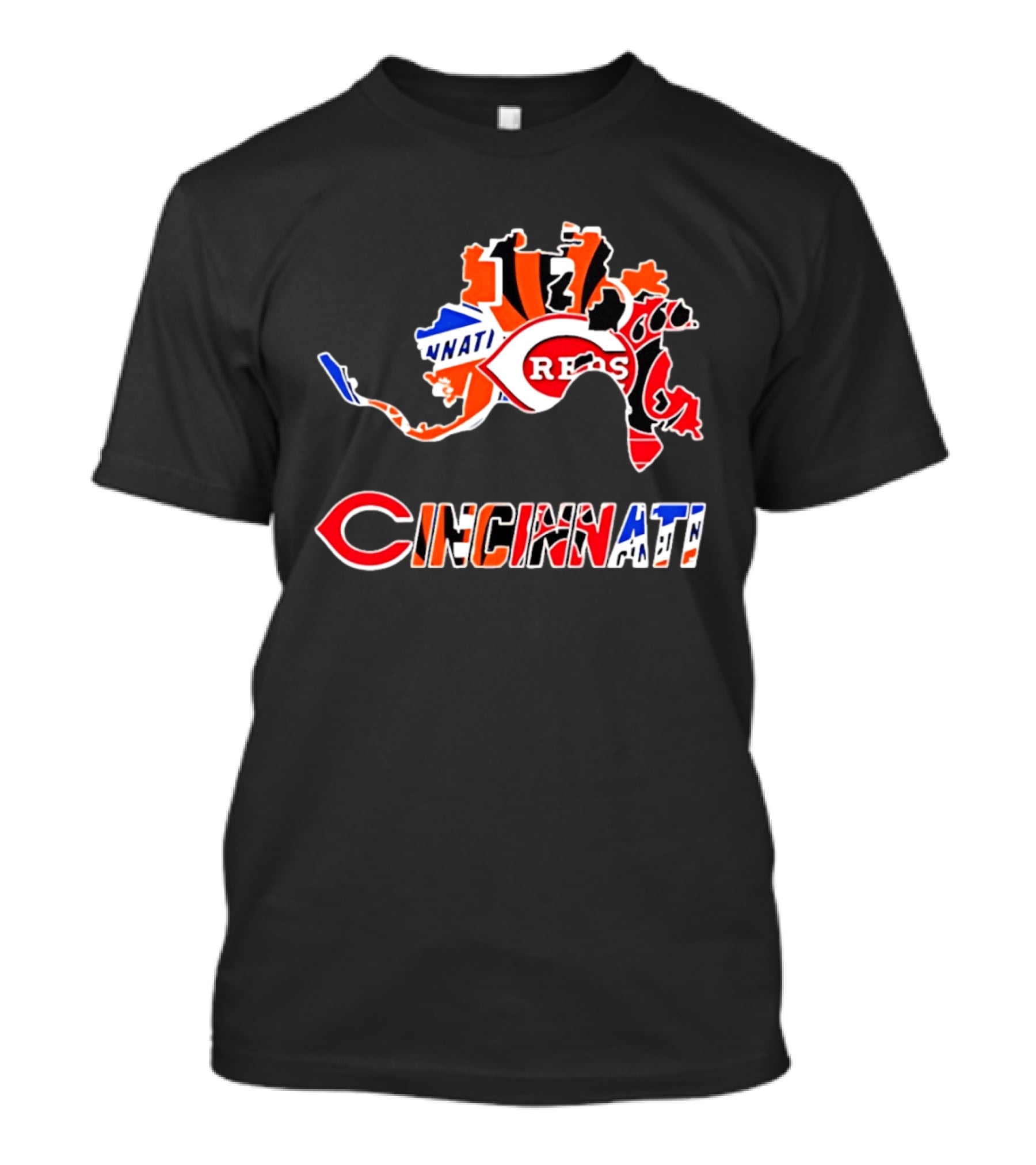 Cincinnati Reds Bengals Bearcats Cyclones Sports Teams T-Shirt