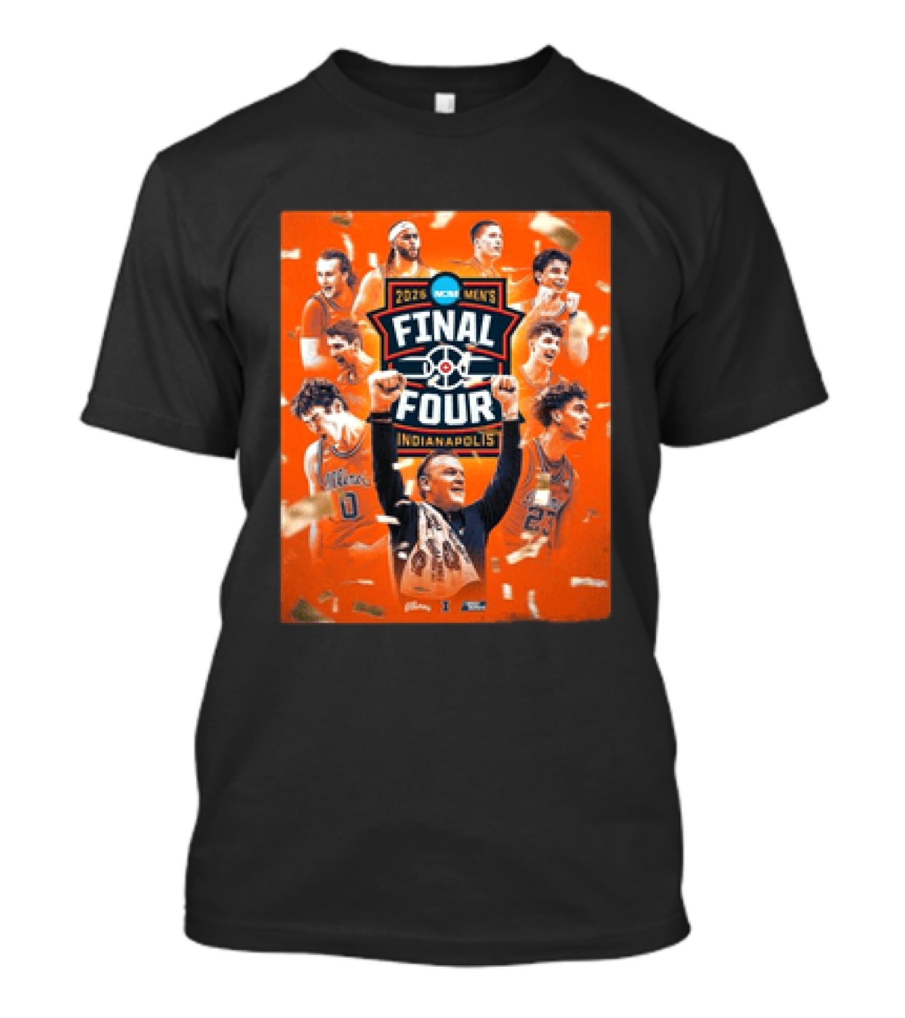 Illinois Fighting Illini 2026 Final Four Indianapolis Celebration T-Shirt
