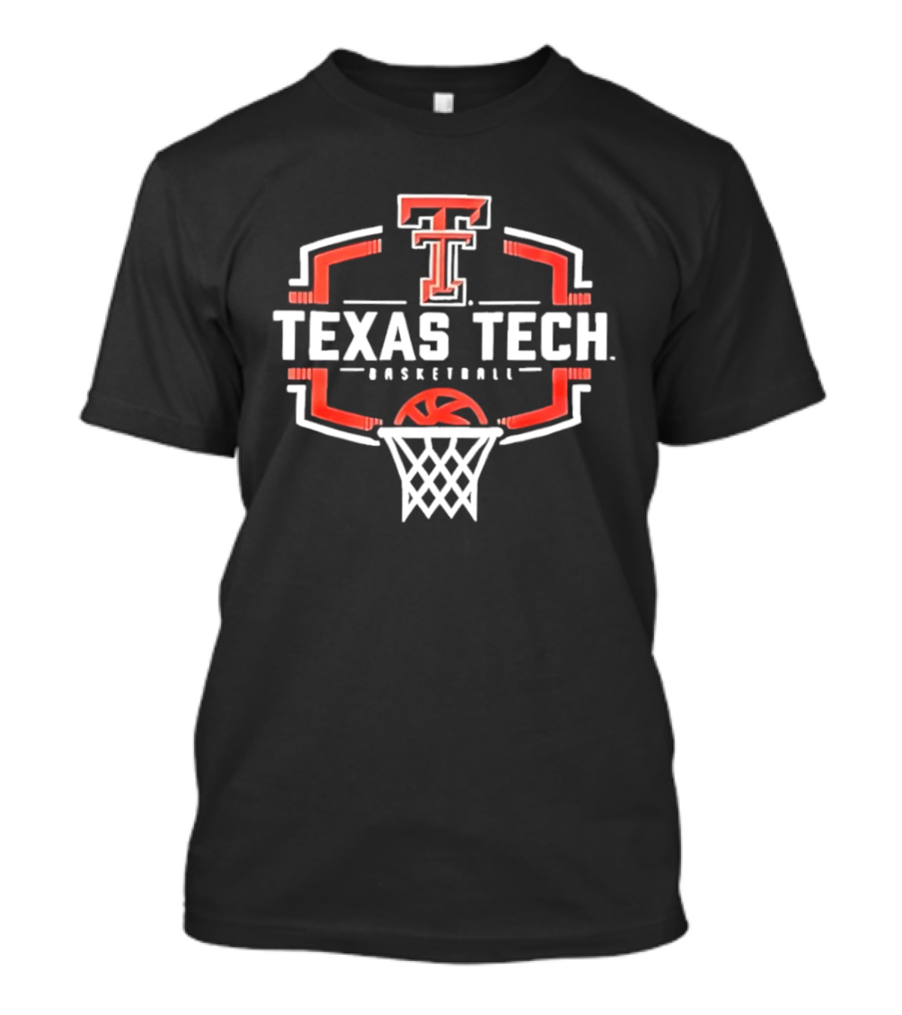 Texas Tech Red Raiders Basketball Hoop Buzzer Beater T-Shirt