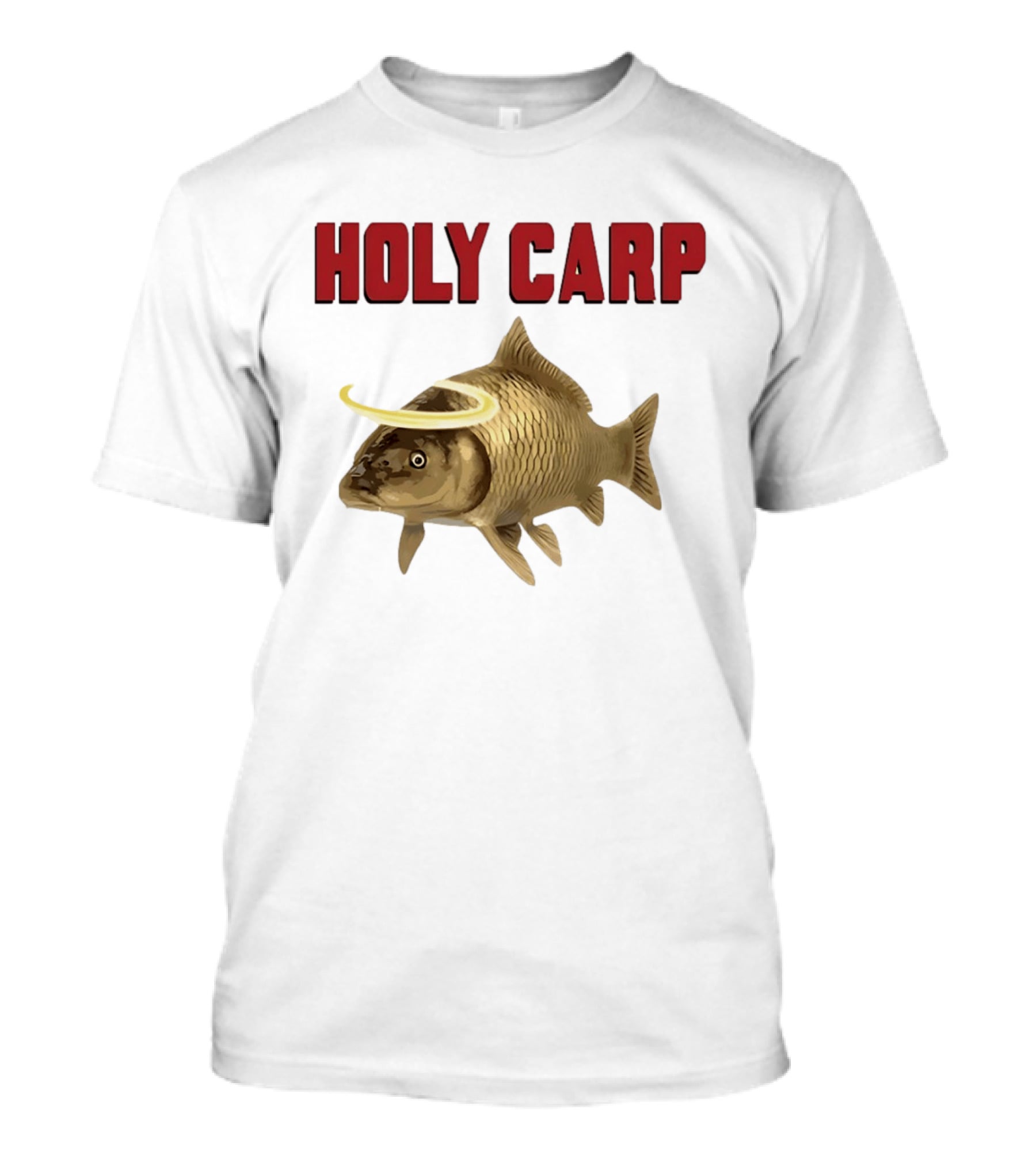 Holy Carp Fish With Halo T-Shirt