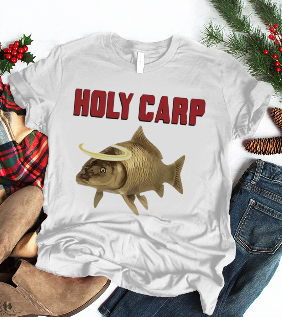Holy Carp Fish With Halo T-Shirt
