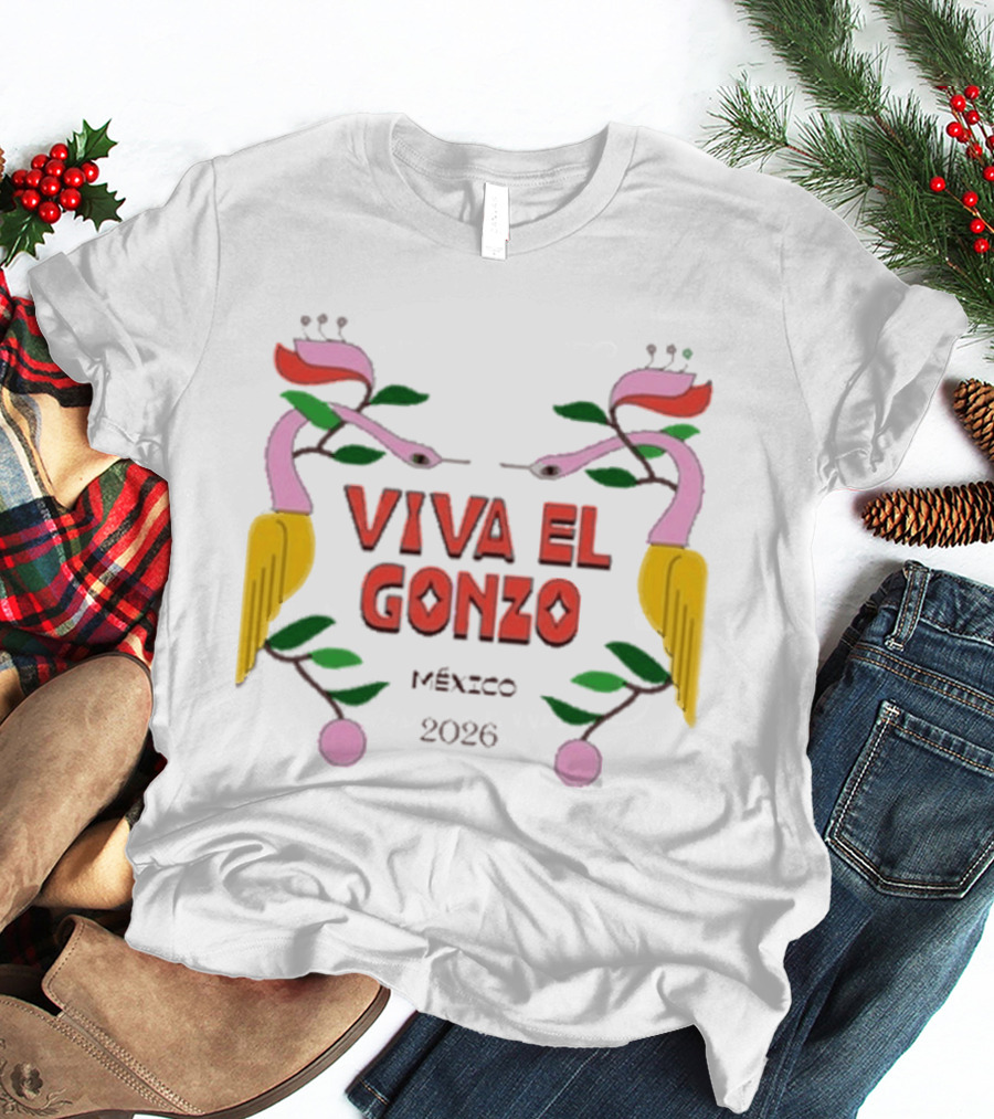 Viva El Gonzo México 2026 Golden Mangrove T-Shirt