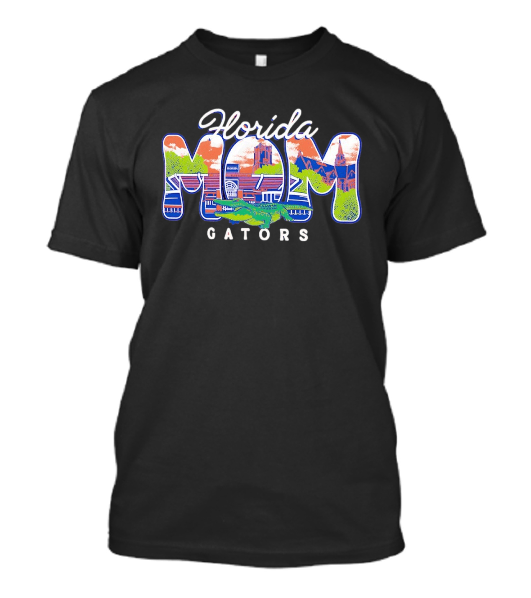 Florida Gators MOM University Of Florida Gators Campus Scenery T-Shirt