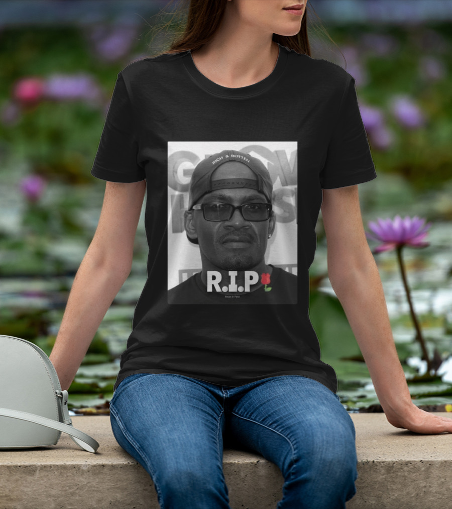 RIP Rich & Rotten Roses In PetalGrove Street Shawn Fonteno T-Shirt