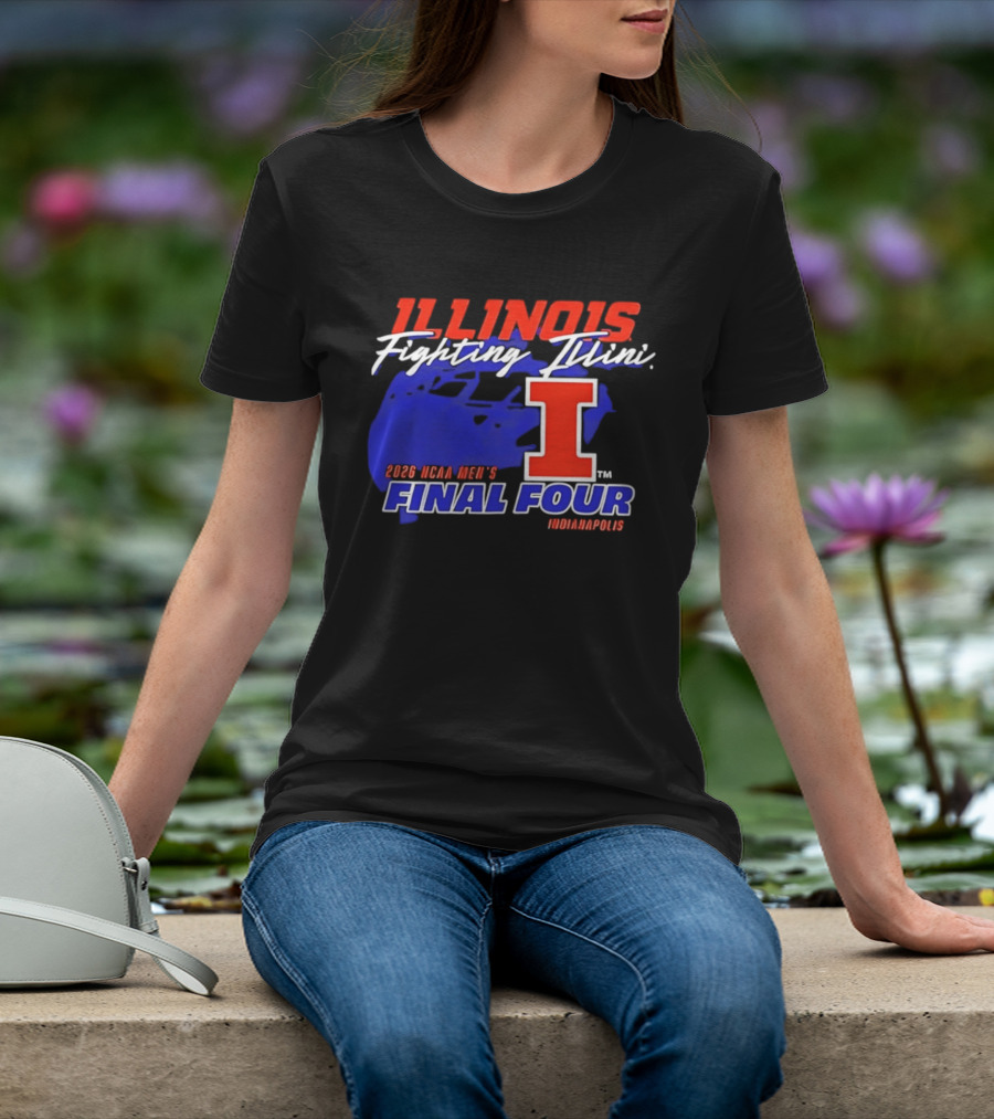 Illinois Fighting Illini 2026 NCAA Men's Final Four Indianapolis T-Shirt