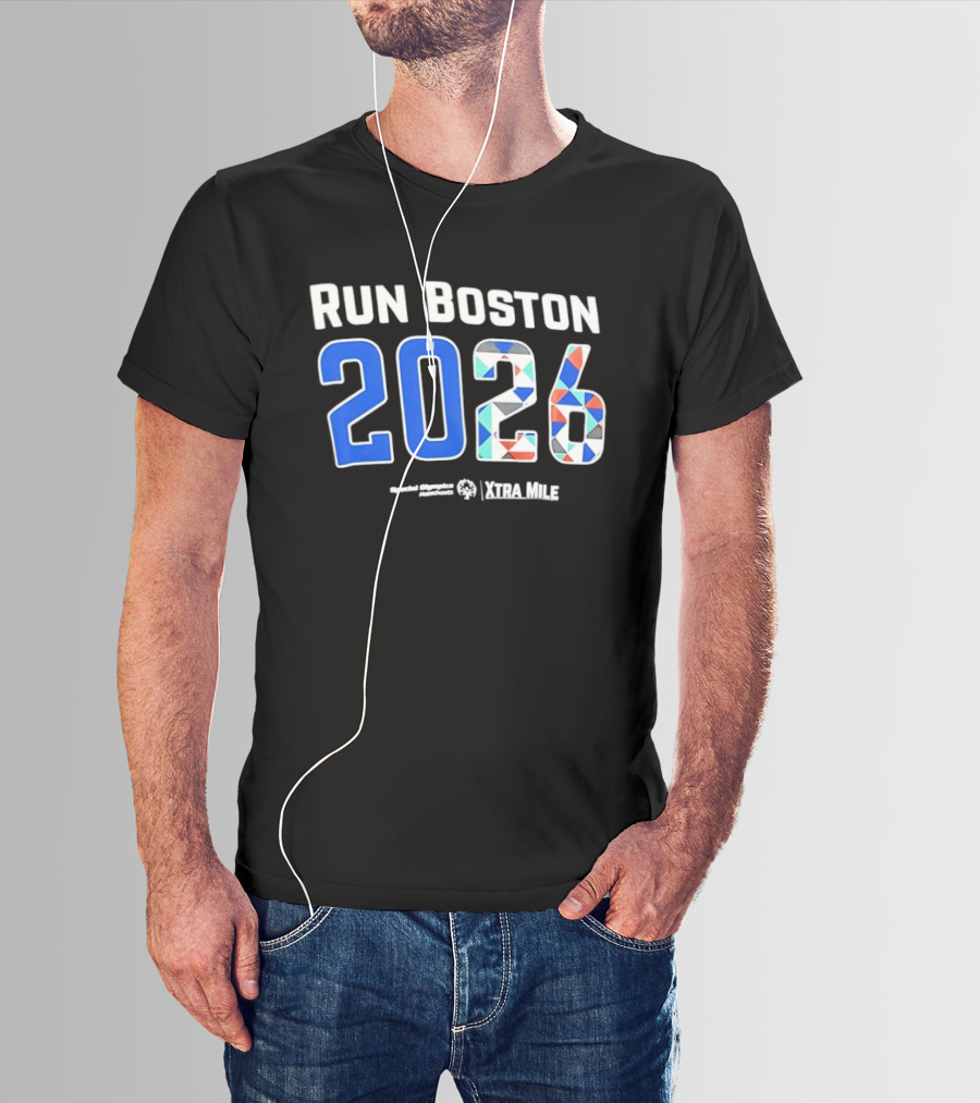 Run Boston 2026 Special Olympics Massachusetts Xtra Mile T-Shirt