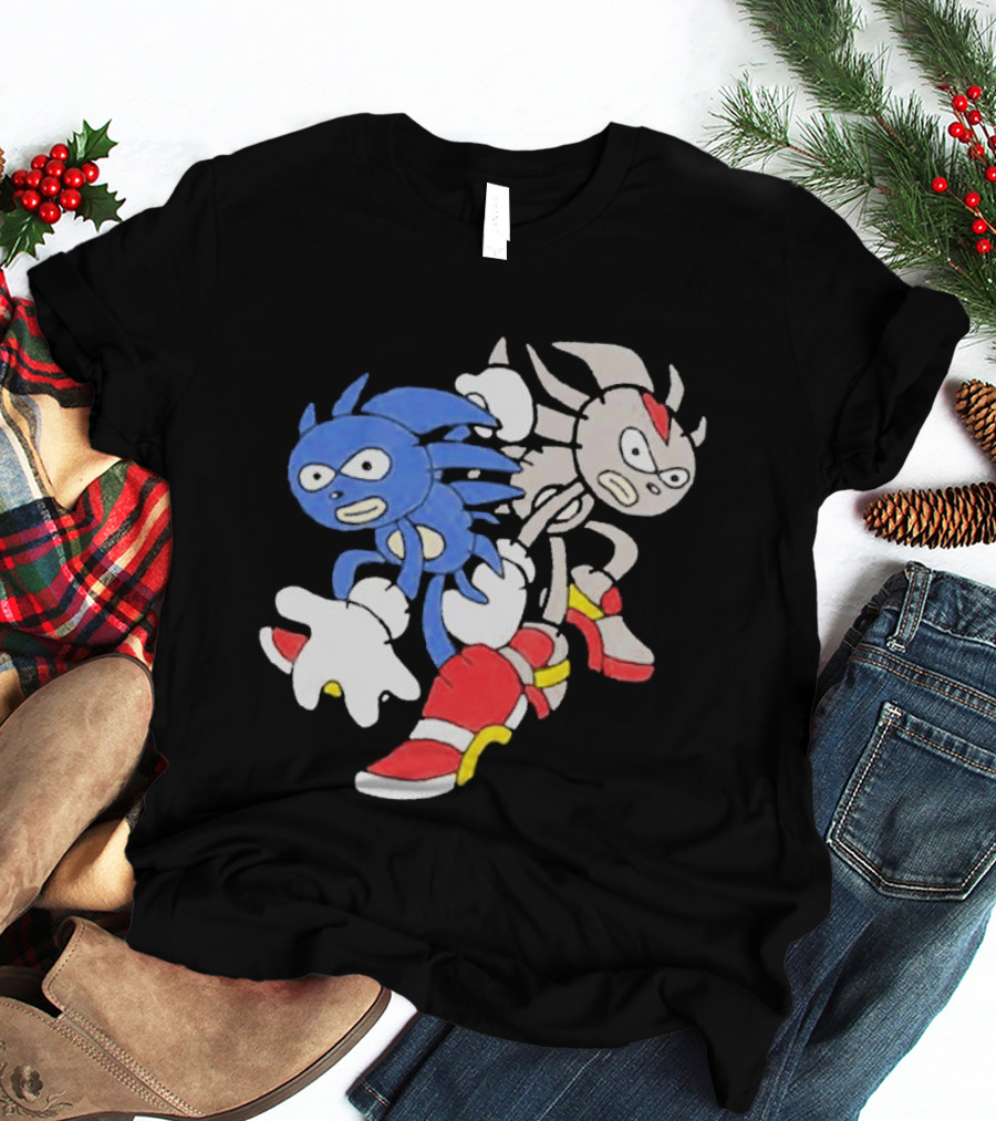 Sanic Coldsteel April Fools Meme Characters T-Shirt