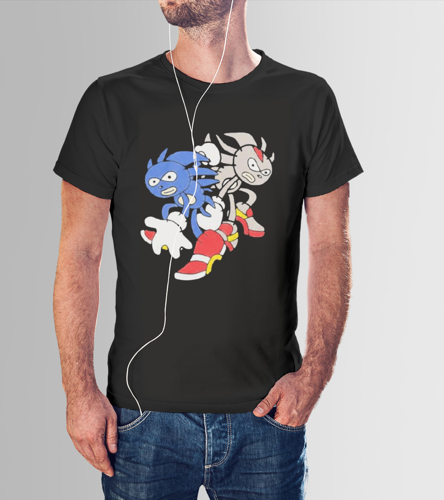 Sanic Coldsteel April Fools Meme Characters T-Shirt