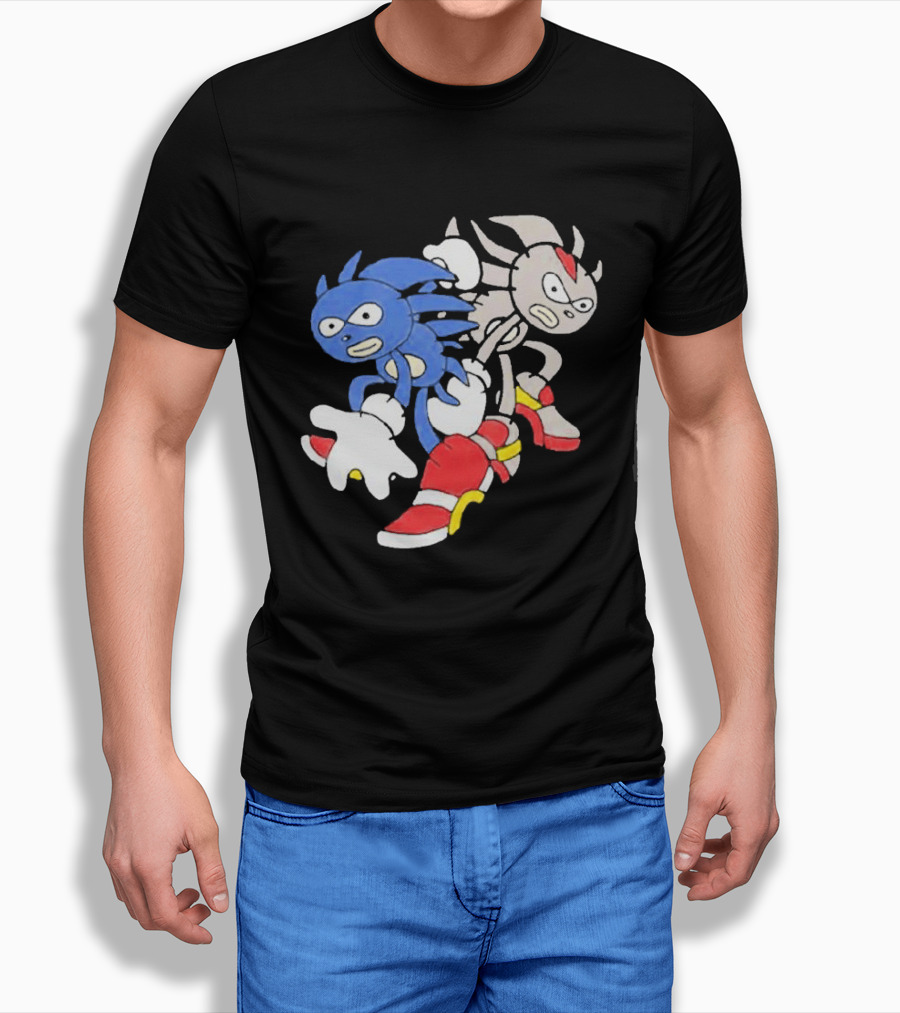 Sanic Coldsteel April Fools Meme Characters T-Shirt