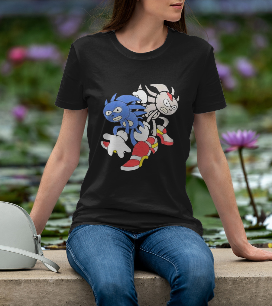 Sanic Coldsteel April Fools Meme Characters T-Shirt