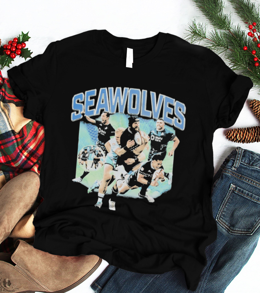 Seawolves Rugby Team Action Seattle Match Highlights T-Shirt