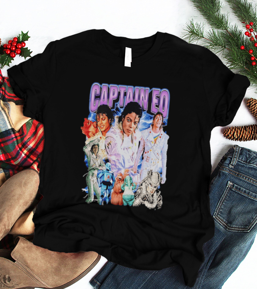 Captain EO Michael Jackson Sci Fi Adventure Cast Characters T-Shirt