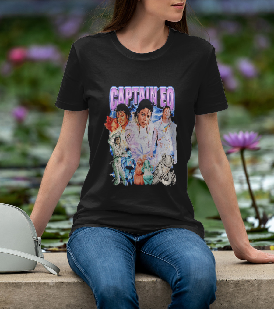 Captain EO Michael Jackson Sci Fi Adventure Cast Characters T-Shirt