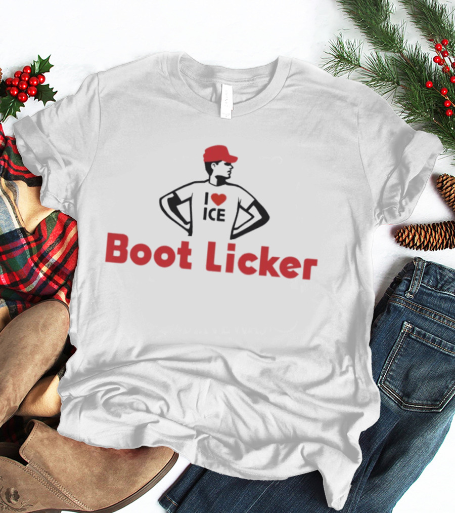 Boot Licker I Love ICE Red Hat Body T-Shirt