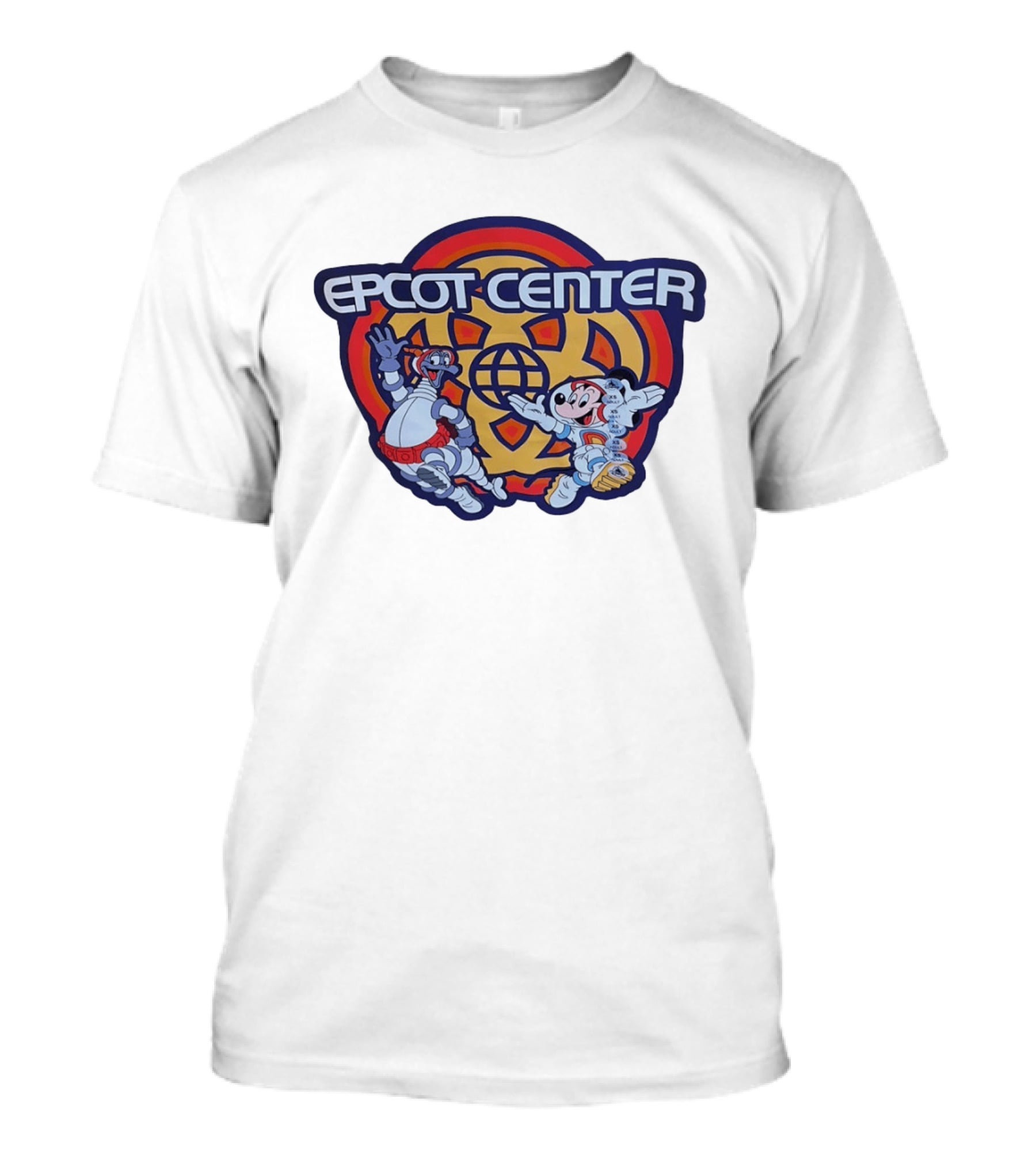Epcot Center Mickey Mouse And Figment Duo T-Shirt