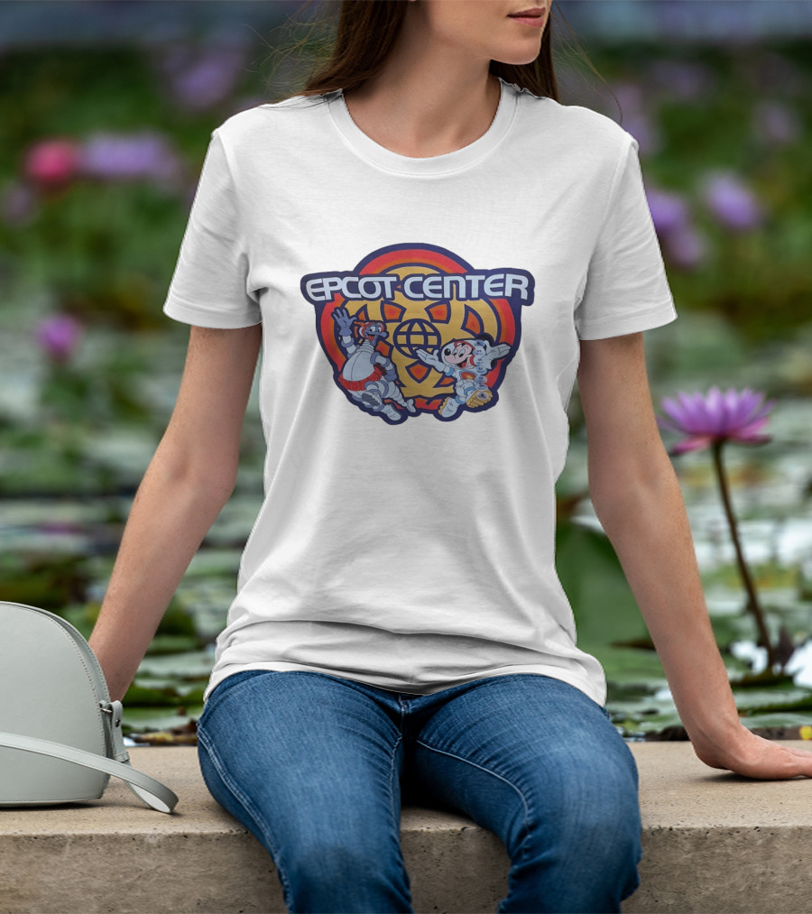 Epcot Center Mickey Mouse And Figment Duo T-Shirt