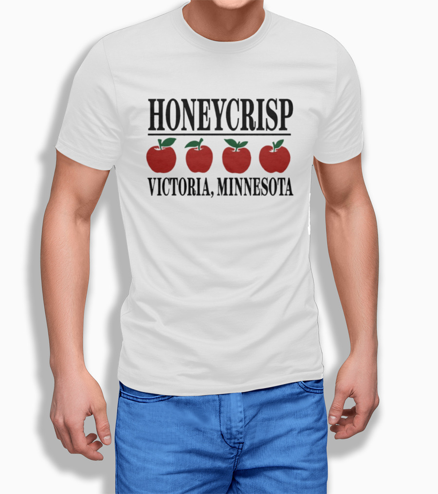 Honeycrisp Apple Four Red Icons Victoria Minnesota T-Shirt