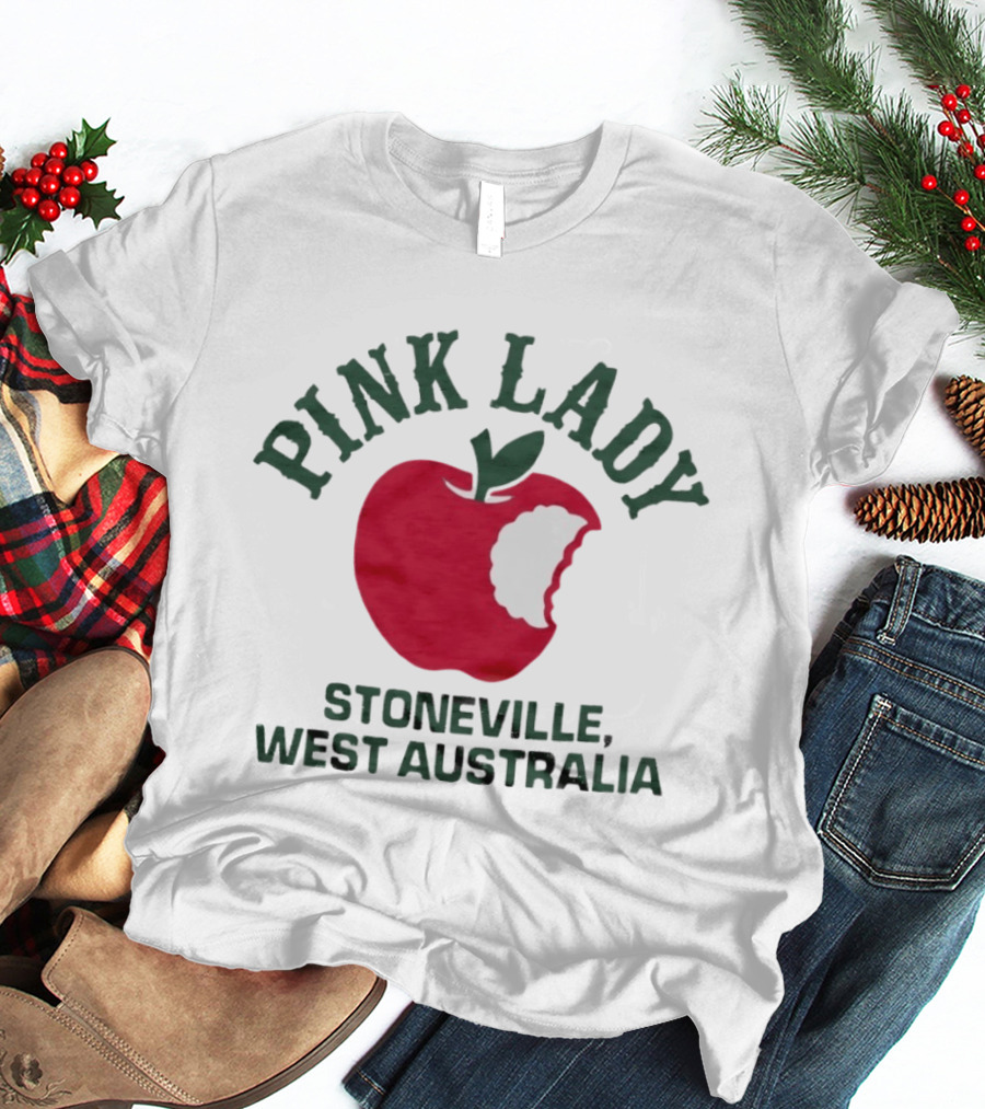Pink Lady Apple Stoneville West Australia Bite Mark T-Shirt
