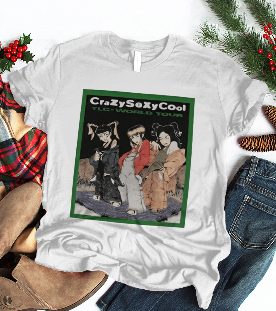 TLC CrazySexyCool World Tour 1995 T-Shirt
