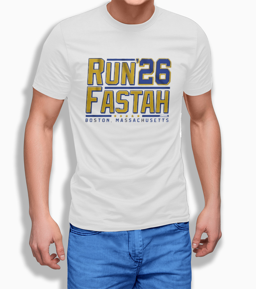 Run Fastah 26 Boston Massachusetts T-Shirt