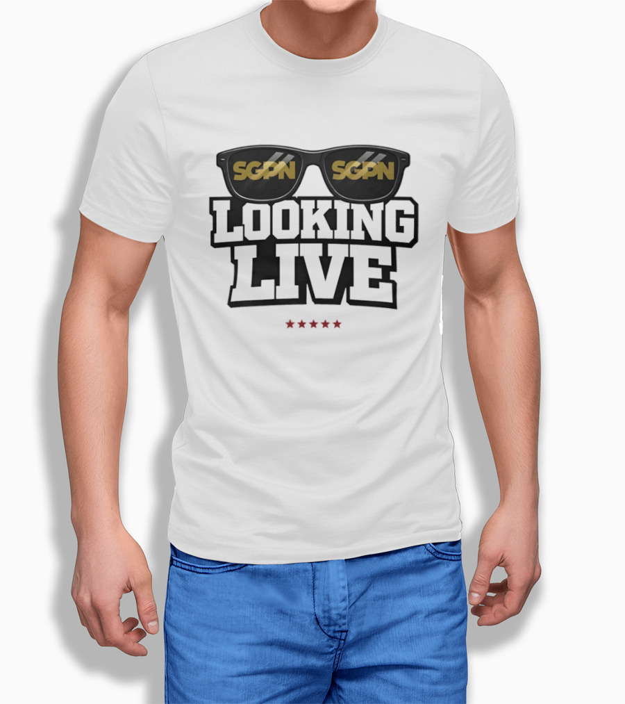 SGPN Looking Live Sunglasses Stars T-Shirt