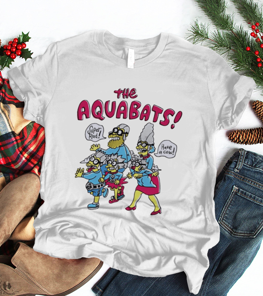 The Aquabats Cartoon Super Rad Have A Cow T-Shirt