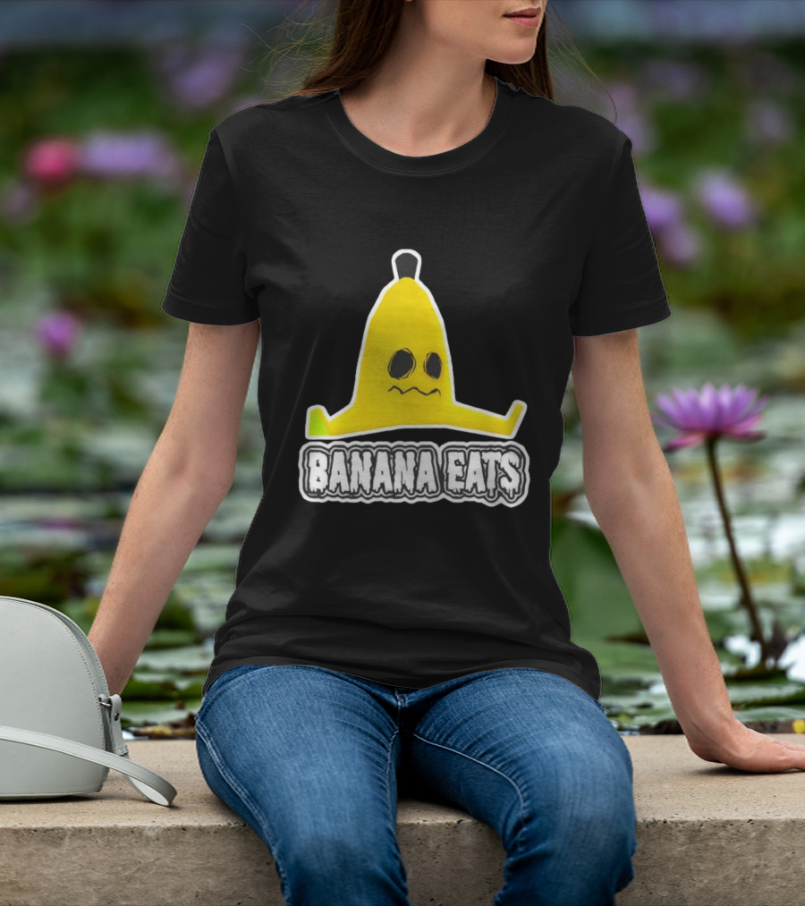 Banana Eats Game Inspired Funny Yellow T-Shirt