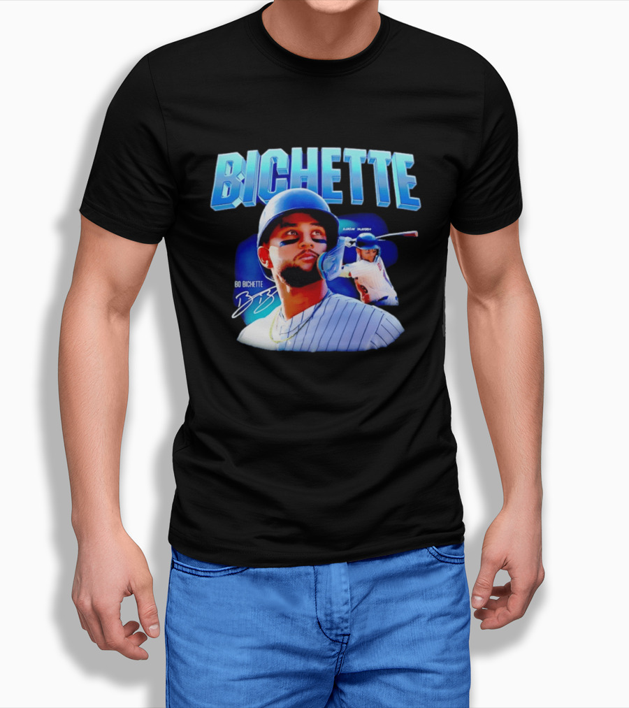 Bichette Bo Bichette Baseball Player Blue Jersey Athletic Gear T-Shirt