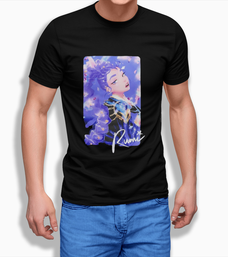 Rumi KPop Demon Hunters HUNTR X Anime T-Shirt