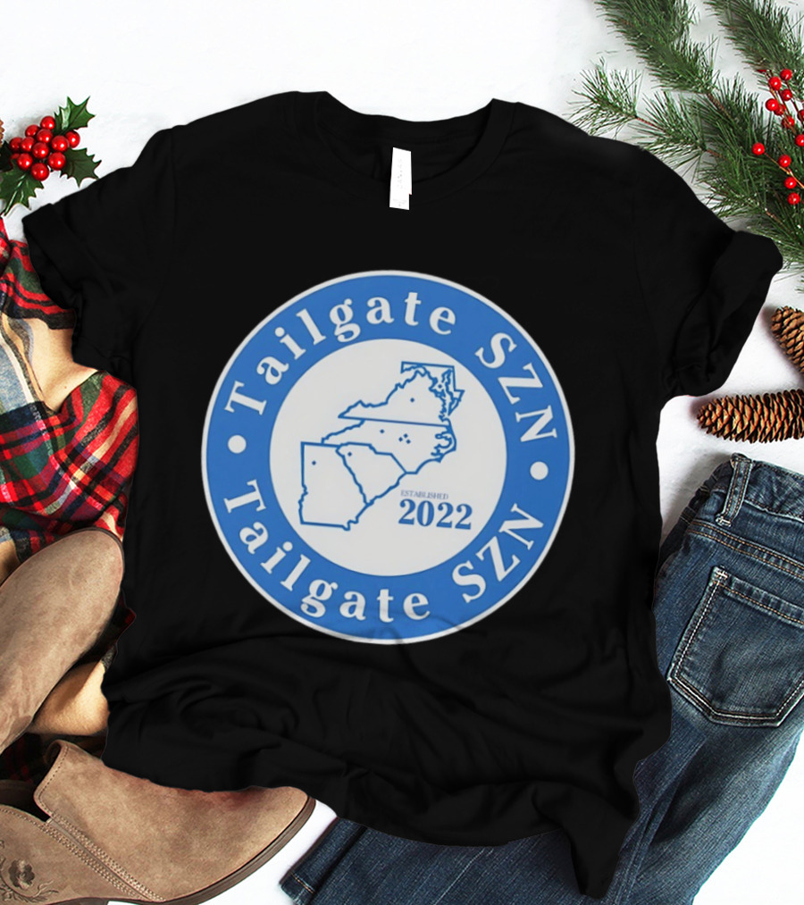 Tailgate SZN Established 2022 Map Circle T-Shirt