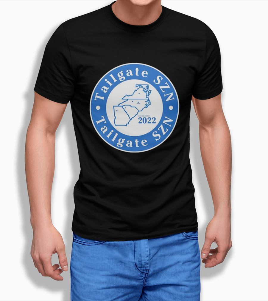 Tailgate SZN Established 2022 Map Circle T-Shirt