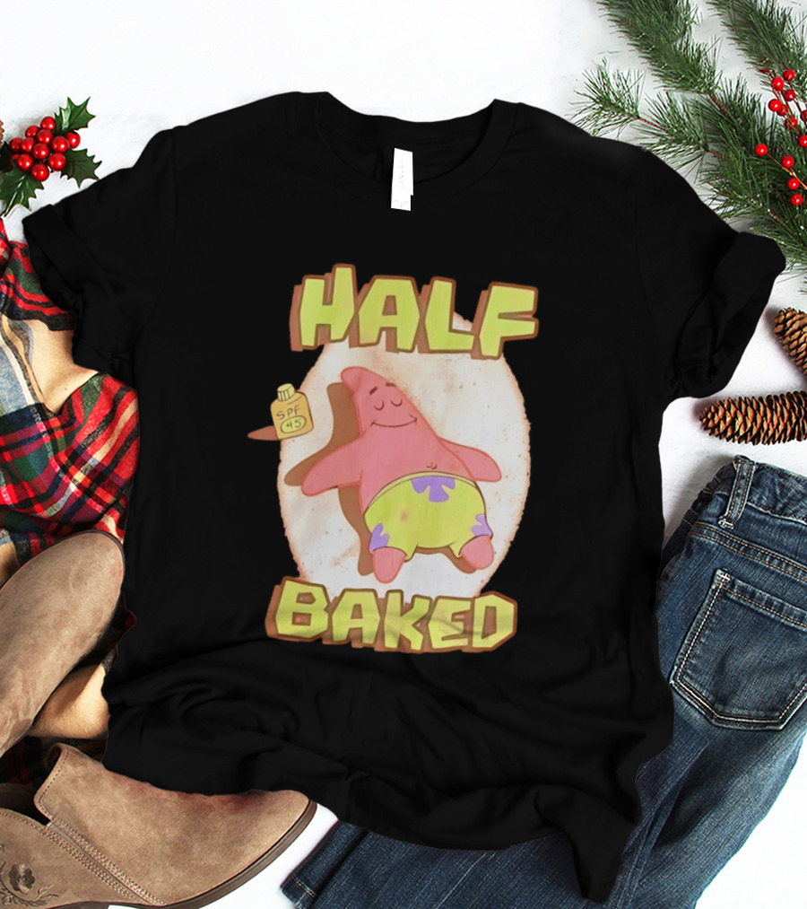 Patrick Star Half Baked SPF 45 Sunscreen Relaxation T-Shirt
