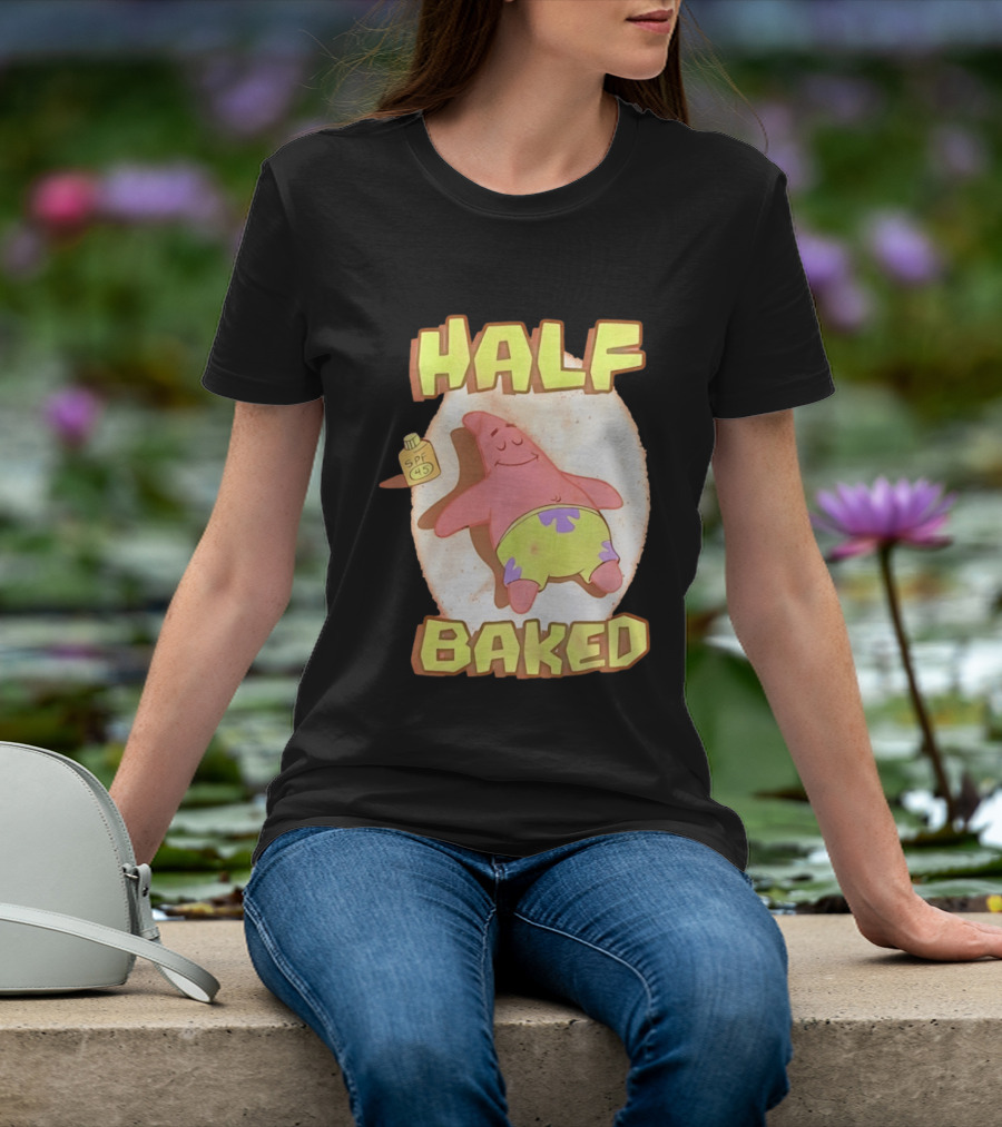 Patrick Star Half Baked SPF 45 Sunscreen Relaxation T-Shirt