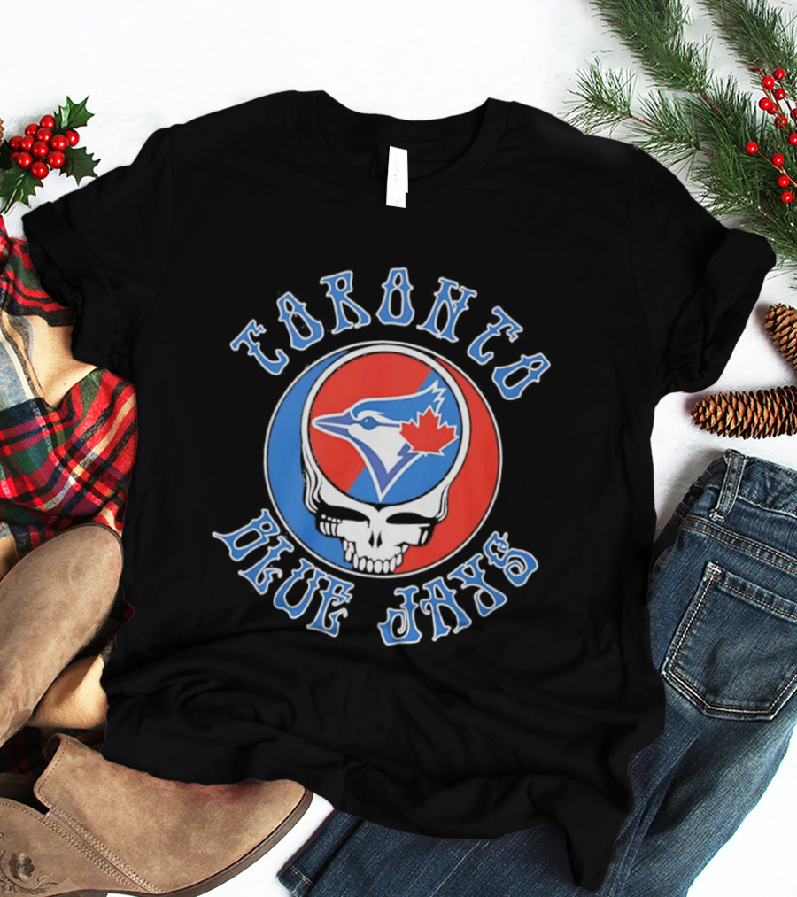 Toronto Blue Jays Grateful Dead Steal Your Face Mashup T-Shirt