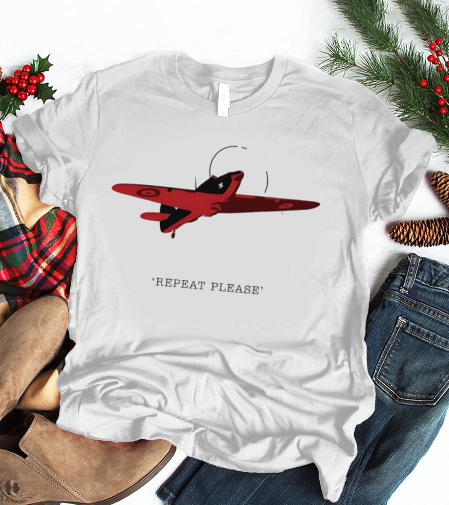 Repeat Please Polish Heritage Flight Exclusive Vintage Aircraft T-Shirt
