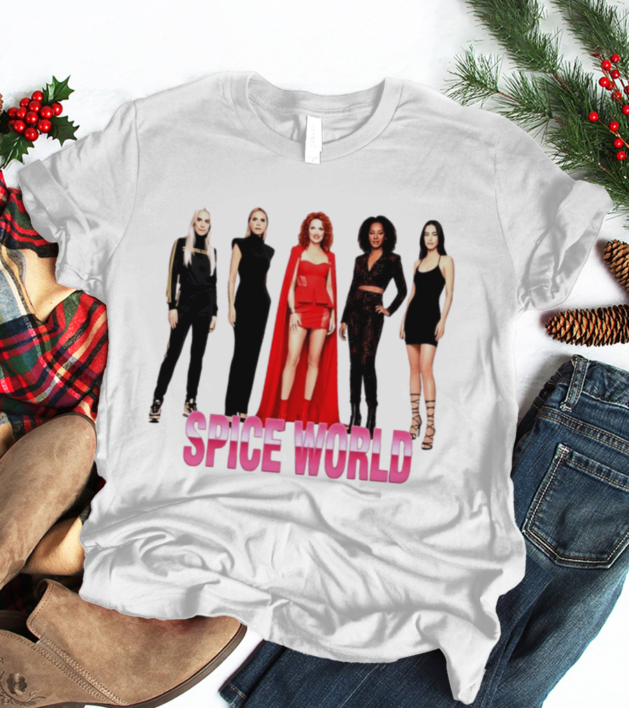 Spice World 90s Girls Music Fashion T-Shirt