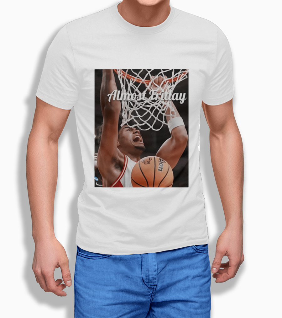 Koa Peat Arizona Wildcats Basketball Almost Friday Dunk T-Shirt