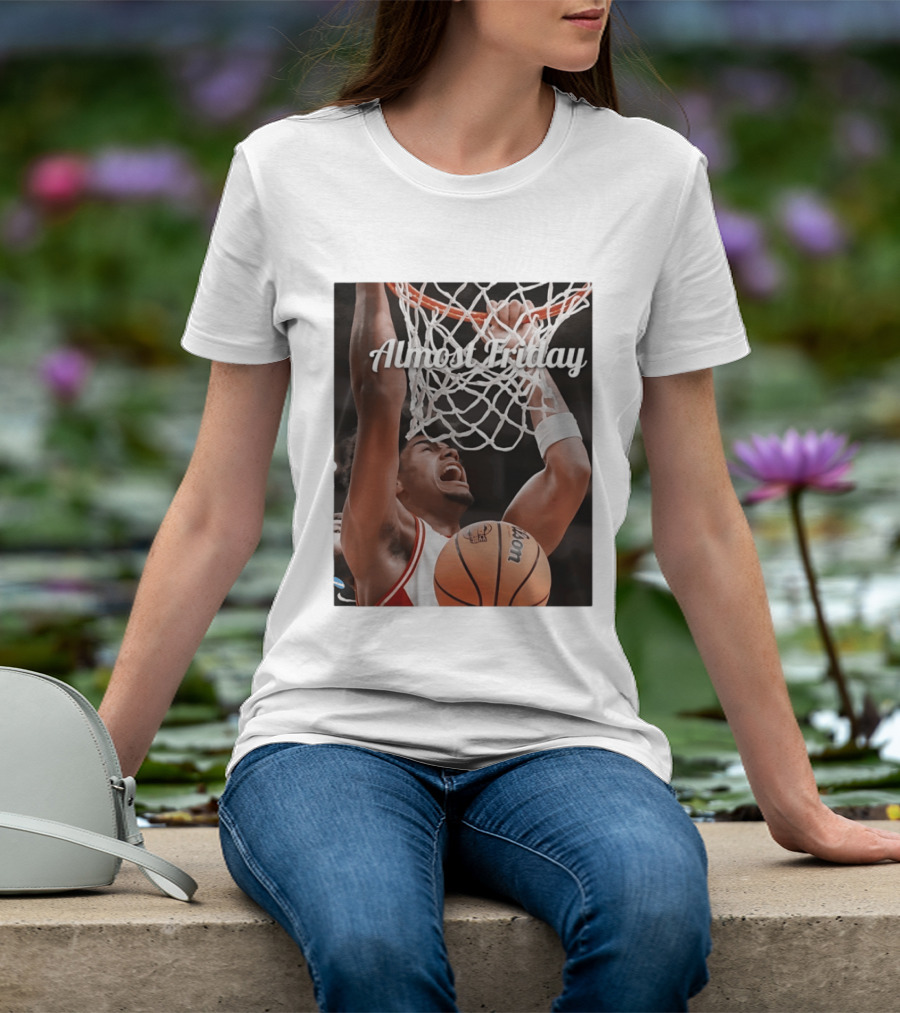 Koa Peat Arizona Wildcats Basketball Almost Friday Dunk T-Shirt