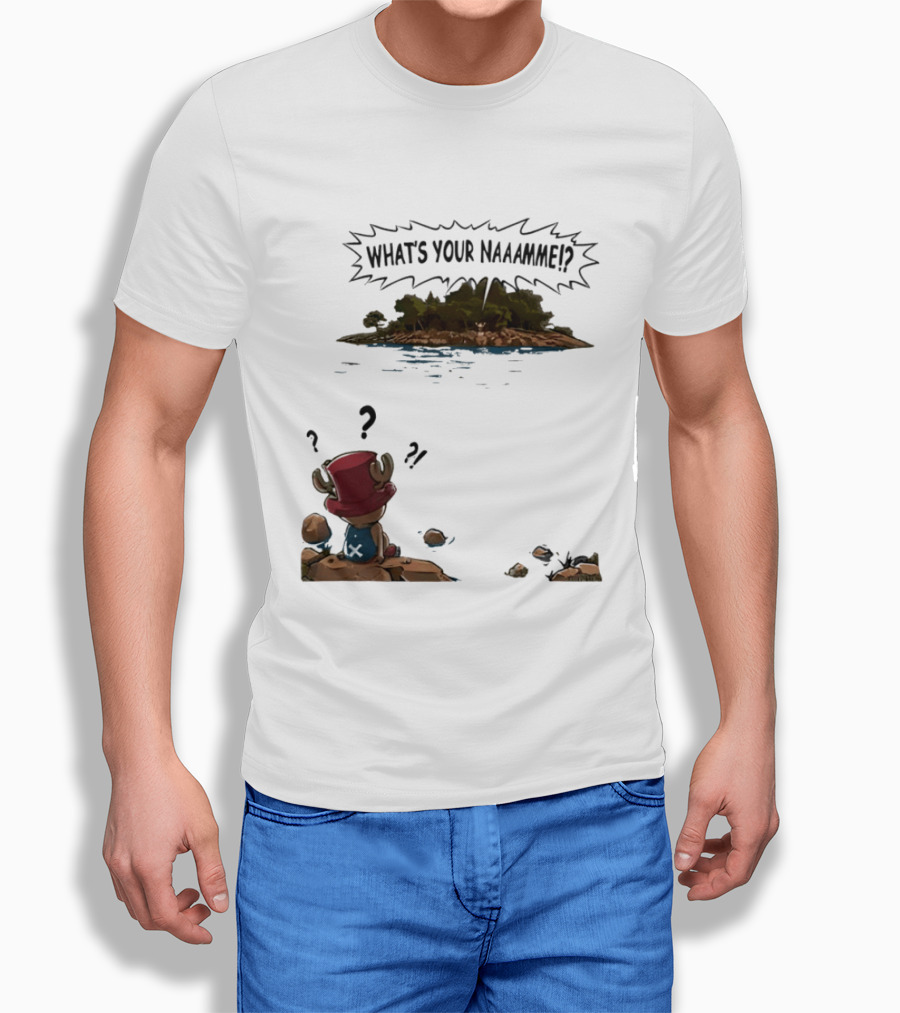 Tony Tony Chopper What's Your Name Island Question Marks T-Shirt