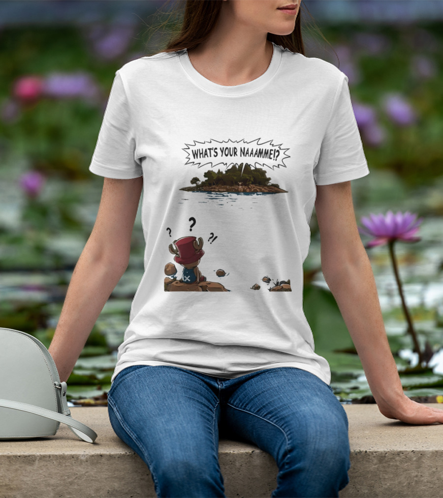 Tony Tony Chopper What's Your Name Island Question Marks T-Shirt