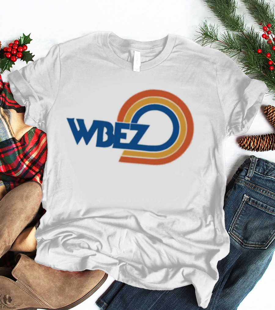 WBEZ Retro Bold Multicolor Circular T-Shirt