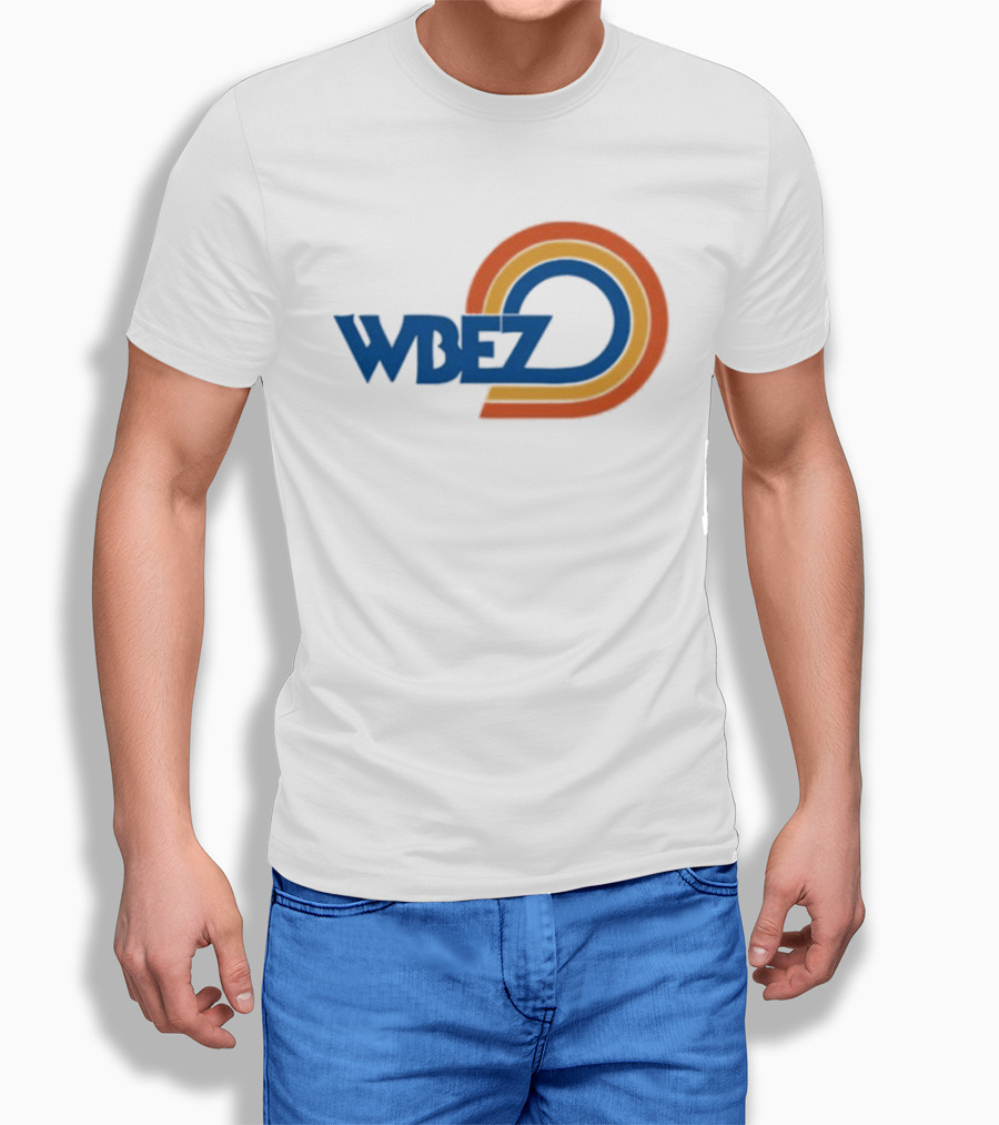 WBEZ Retro Bold Multicolor Circular T-Shirt