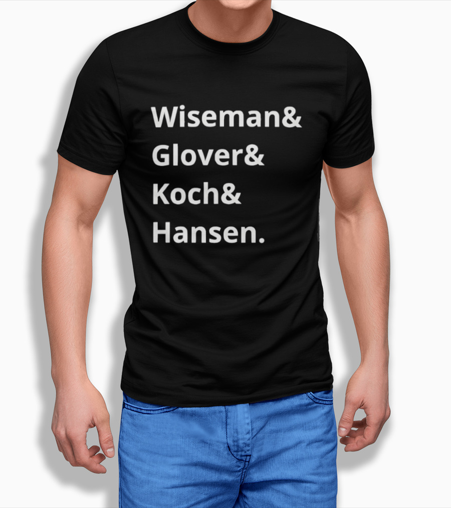 Wiseman Glover Koch Hansen Artemis II Moon Mission Crew T-Shirt